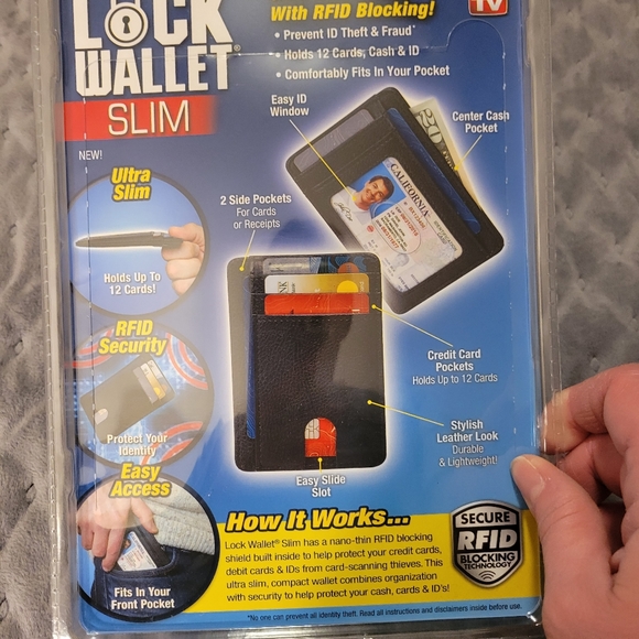 Lock Wallet slim - Picture 2 of 2